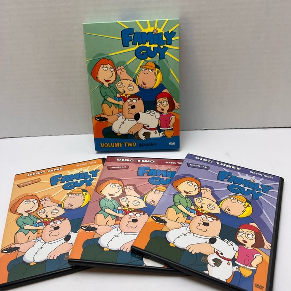 Family Guy Complete DVD Box Set Lot Volume 1-3 (DVD) Great Condition! Stewie! - Picture 6 of 9